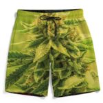Amazing Marijuana Weed Top Bud Cola Print Men's Boardshorts