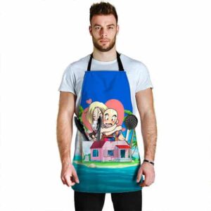 Android 18 Love Krillin Dragon Ball Z Cute and Awesome Apron