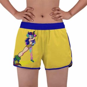 Beautiful Launch Good Girl Dragon Ball Z Women's Beach Shorts
