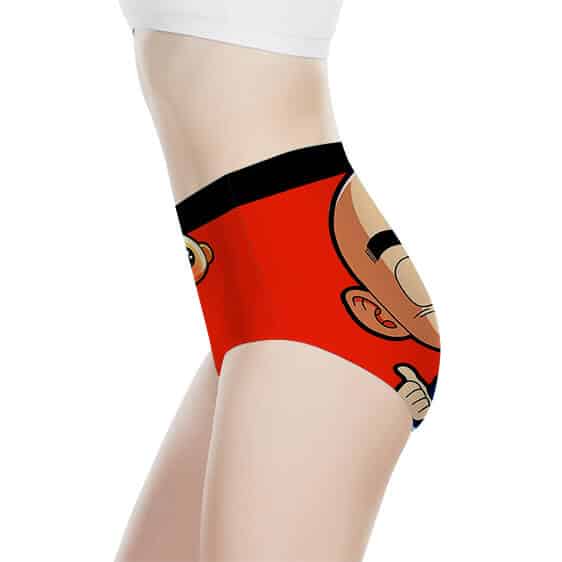 Chibi Krillin Dragon Ball Z Women's High-Waist Underwear