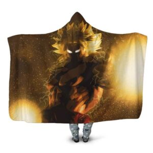 Dragon Ball Broly Limitless Super Saiyan Hooded Blanket