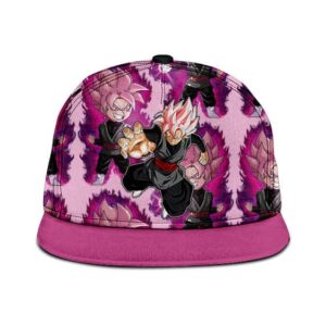 Dragon Ball Goku Black Super Saiyan Rose Pink Dope Snapback Cap