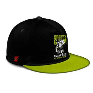 Dragon Ball Legendary Broly Train With Me Neon Green Snapback Hat