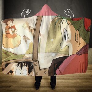Dragon Ball The Progressive Life Of Son Goku Hooded Blanket