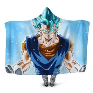 Dragon Ball Radiant Super Saiyan God Vegito Hooded Blanket