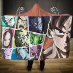 Dragon Ball Super Cool Assortment Of Characters Hooded Blanket