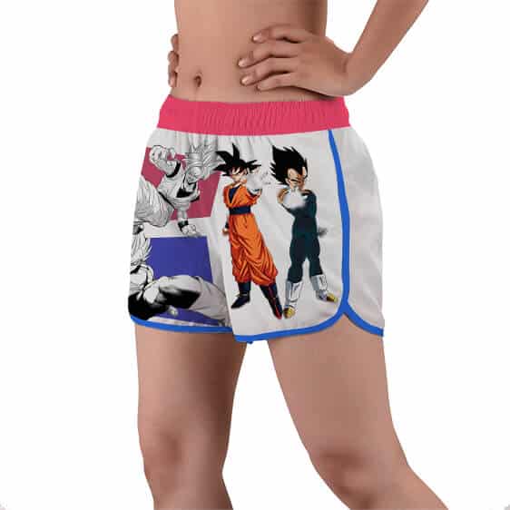 Dragon Ball Super Goku & Vegeta Training Women's Beach Shorts