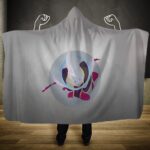 Dragon Ball Super Whis Metal Gray Vector Art Hooded Blanket