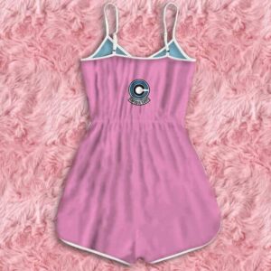 Dragon Ball Young Bulma Pink Outfit Capsule Corp Romper