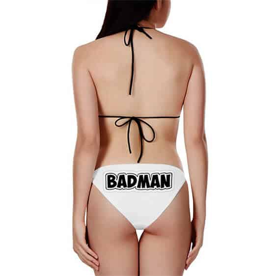 Dragon Ball Z Badman Vegeta Sexy White Bikini Swimsuit