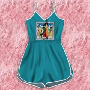 Dragon Ball Z Goku Chichi Sweet Dancing In The Ring Romper