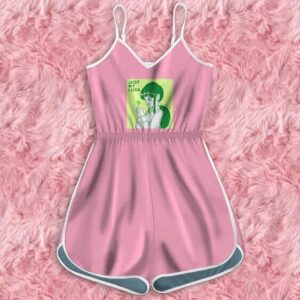 Dragon Ball Z Just My Luck Chichi Green And Pink Romper