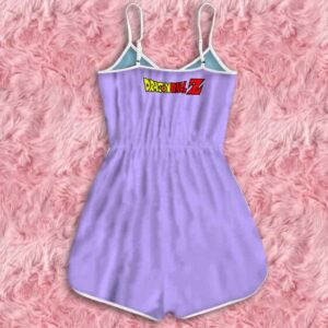 Dragon Ball Z Lord Frieza Iconic Print Awesome Purple Romper