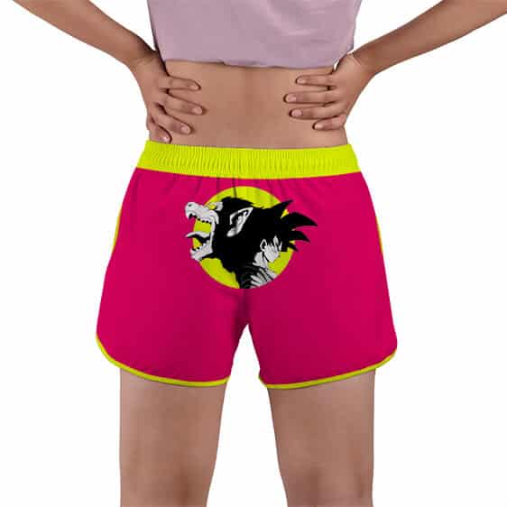 Dragon Ball Z Powerful Oozaru Full Moon Women's Beach Shorts
