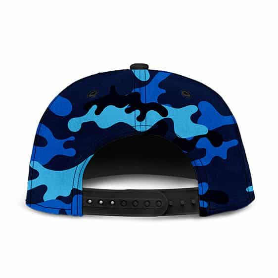 Dragon Ball Z Vegeta Base Form Blue Camouflage Cool Snapback Cap