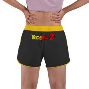Enraged Son Goku SSJ2 Power Surge DBZ Women's Beach Shorts