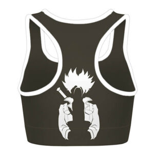 Future Trunks Motivational Quote DBZ Cool Awesome Sports Bra