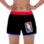 Goku NBA Parody Style Logo Dragon Ball Z Women's Beach Shorts
