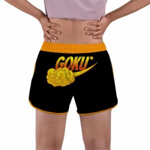 Goku Nimbus Cloud Nike Style Dragon Ball Z Women's Beach Shorts