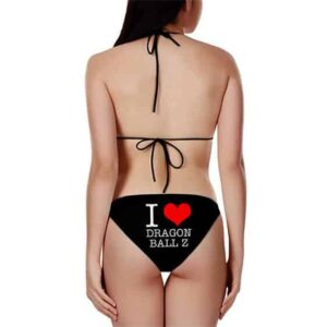 I Love Dragon Ball Minimalist Hot Sexy Black Bikini Swimsuit