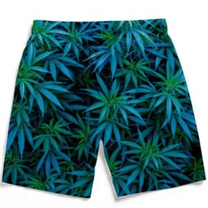 420 Marijuana Kush Blue Green Fantastic Men's Boardshorts