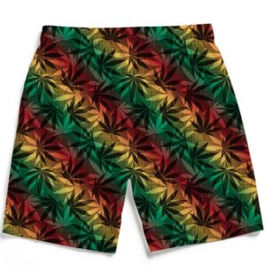 Marijuana 420 Weed Reggae Colors Fantastic Men's Boardshorts