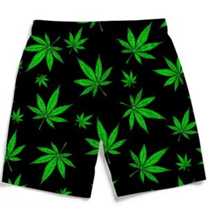 Ouxioaz Boys Swim Trunk Marijuana Smoking Leaf Beach Board Shorts