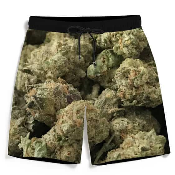 Marijuana Top Shelf Nugs 420 Stay High Dope Men's Boardshorts