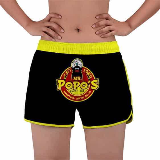 Mr. Popo's Martial Arts Dojo Dragon Ball Z Women's Beach Shorts