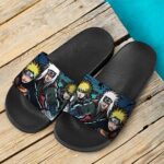 Naruto Jiraiya Minato Rasengan Users Artwork Slide Footwear