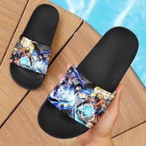Naruto Vs Sasuke Young Teen & Adult Astonishing Slide Sandals
