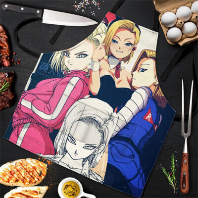dbz android 18 naked apron