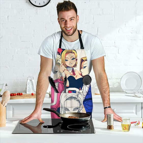 Sexy Android 18 Dragon Ball Z Cute Cool and Powerful Apron