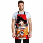 Son Goku Eating Saiyan Noodles Dragon Ball Z Powerful Apron