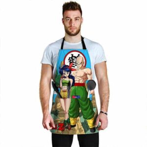 Tienshinhan and Launch Dragon Ball Z Cool and Awesome Apron