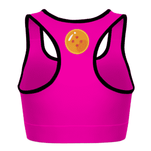 Trunks and Goten Dragon Ball Z Pink Cool Awesome Sports Bra