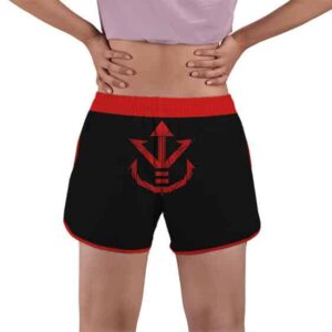 Vegeta Red Saiyan Logo Dragon Ball Z Women's Swim Shorts