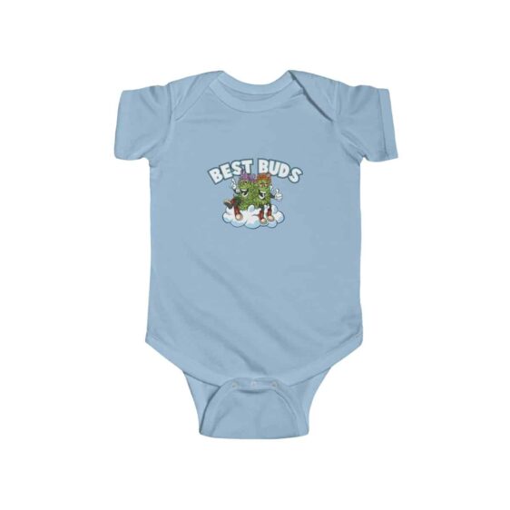 Best Buds Stoned Cannabis Buds Art Amazing 420 Baby Romper