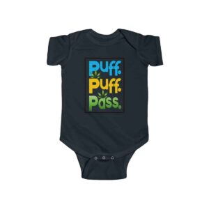 Puff Puff Pass Graphic Art Cool 420 Marijuana Newborn Clothes