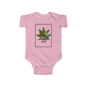 High Turkey Enjoying Marijuana Amazing 420 Weed Baby Onesie