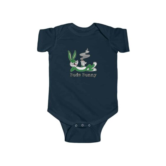 High Buds Bunny Enjoying Marijuana Blunt Dope 420 Baby Onesie