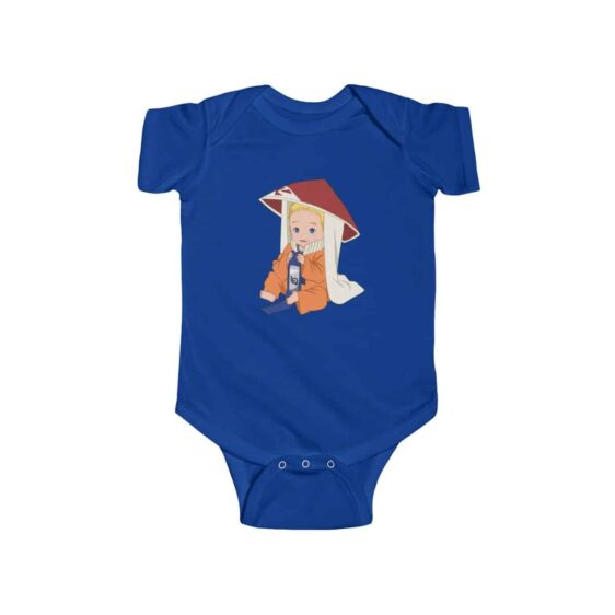 Baby Naruto Wearing Kage Hat Adorable Infant Bodysuit