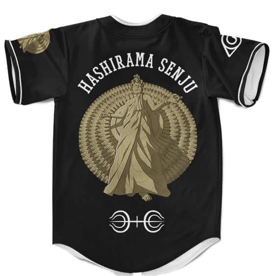 Amazing Hashirama Senju Esports Inspired Black Baseball Uniform