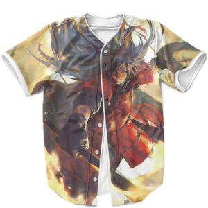 The Strongest Shinobi Madara Uchiha Awesome Artwork Baseball Shirt