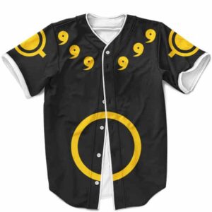 Naruto Uzumaki Sage Of Six Paths Cosplay Costume Black Baseball Shirt
