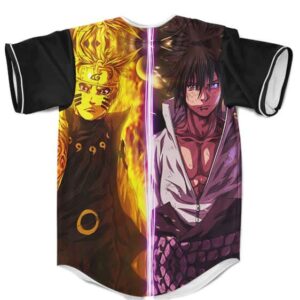 Naruto Uzumaki And Sasuke Uchiha Ultimate Form Baseball Shirt