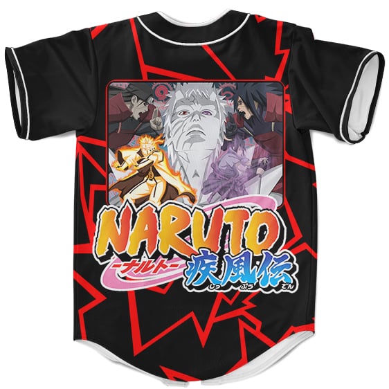 Baseball Jersey Naruto Sasuke Madara Hashirama Obito Battle