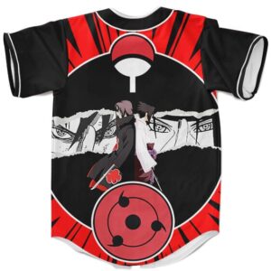 Cool Uchiha Itachi And Sasuke Sharingan MLB Baseball Shirt