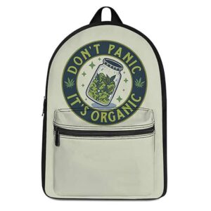 Don't Panic Its Organic Kush Icon Most Awesome Dope Backpack