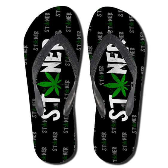 Dope Marijuana Hemp Kush Stoner 420 Flip Flops Sandals
